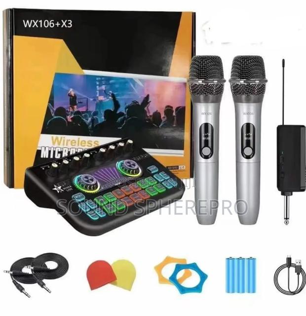 WX106 3in1 Audio Interface Plus 2 Wireless Microphone - main view