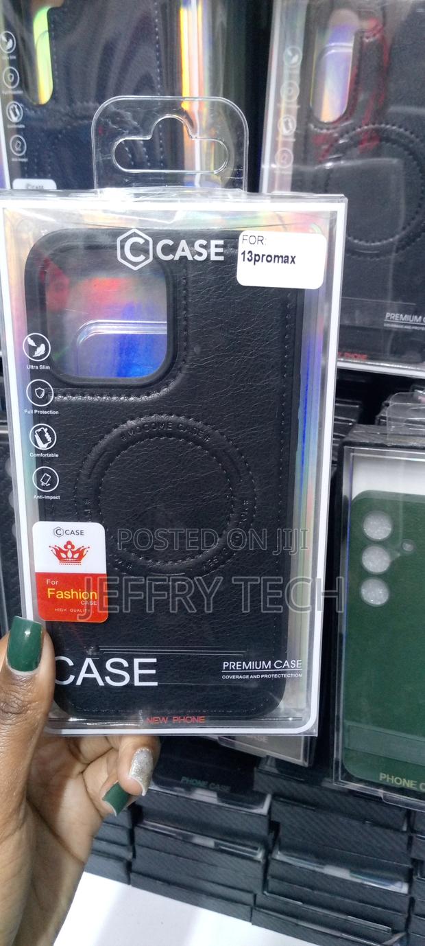 Magnetic For iPhone 13 Pro Max Premium PU Leather Case,Built - main view