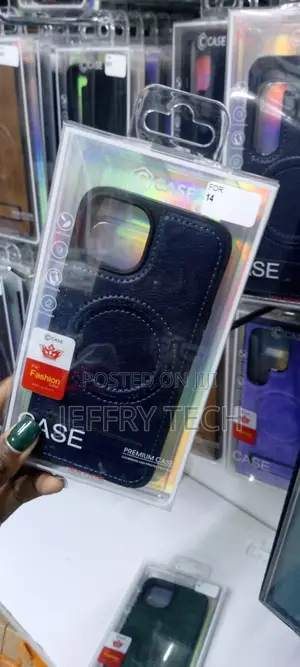 Magnetic for iPhone 14 Premium PU Leather Case,Built-in Invi