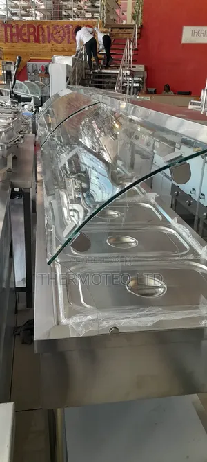 Bain Marie With Sneeze Guard