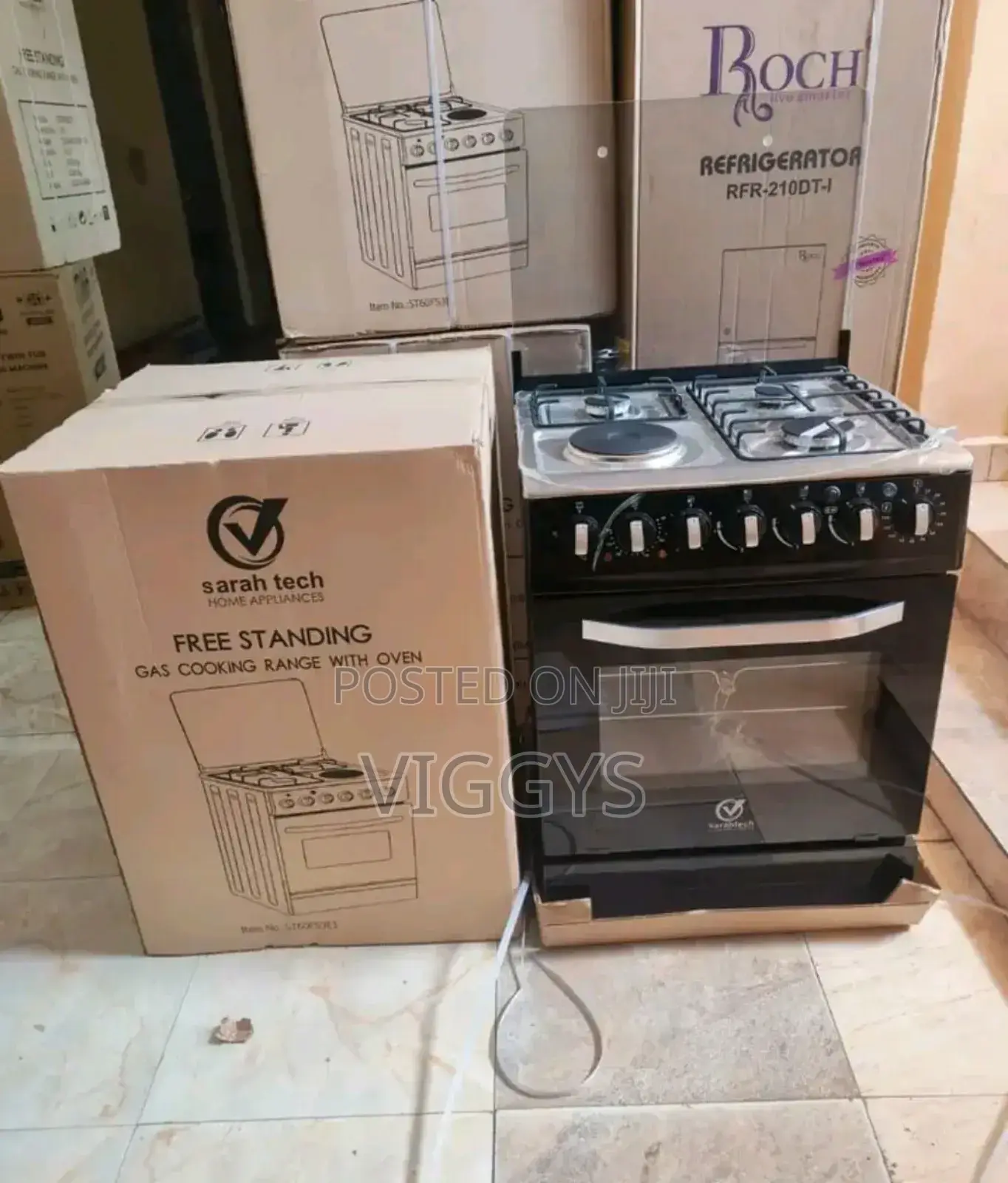 Classic Sarahtech 60*60 3+1 Electric Oven Cooker SA3*1E
