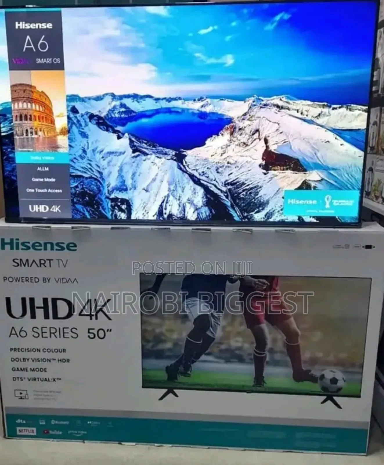 Hisense 50 Inches A6 Series Smart Television
