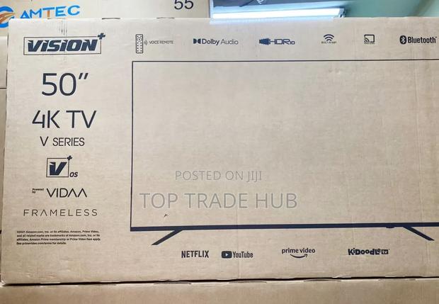 Vision+ Vidaa Frameless 50inch Tv With Bracket