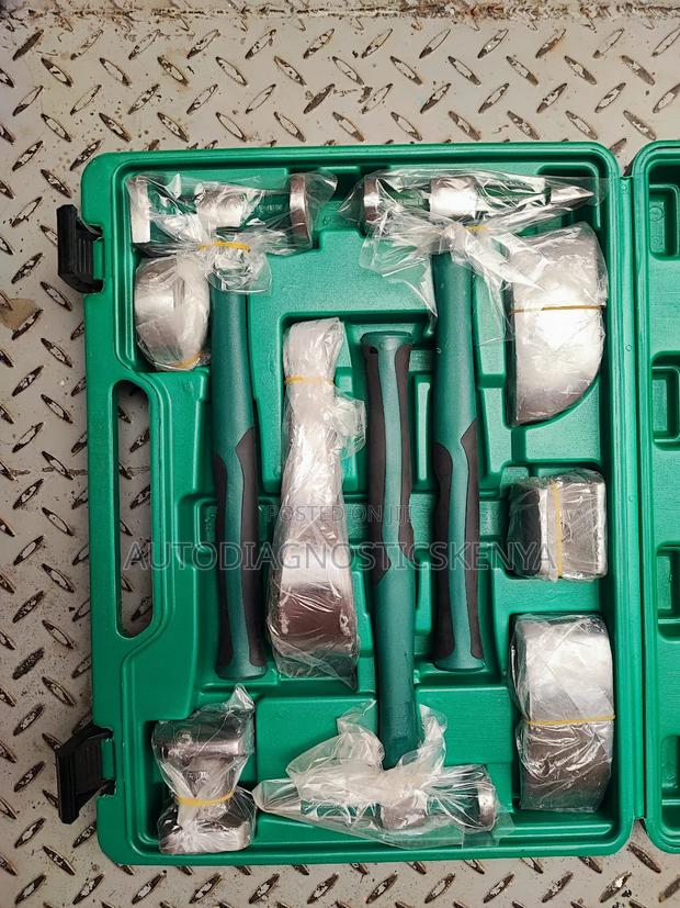 Vehicle Panel Beating Body Repair Dolly Hammer 9 Piece Set - main view