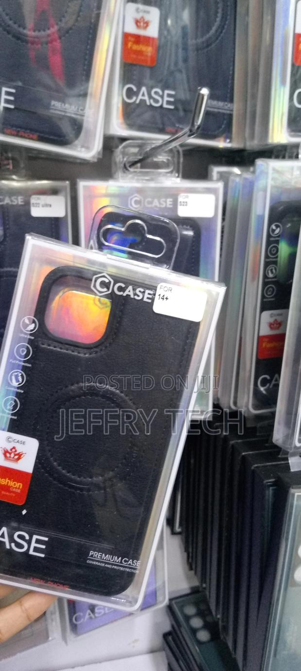 Magnetic For iPhone 14 Plus Premium PU Leather Case,Built-in - thumbnail 2