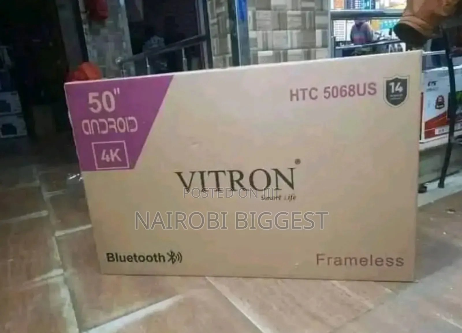 Vitron 50" Smart 4k Frameless Android Tv