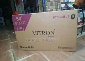 Vitron 50" Smart 4k Frameless Android Tv
