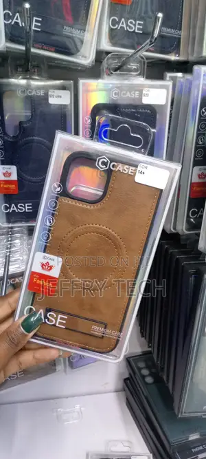 iPhone 14 Plus Premium PU Leather Case,Built-in Invisible St