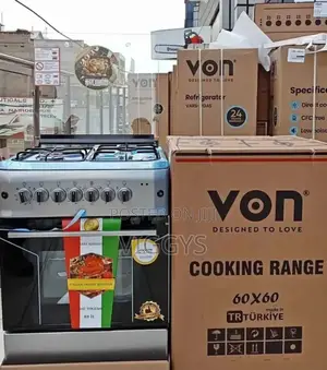 Adorable Von 3+1 60*60 Standing Cooker/Von Free Stand