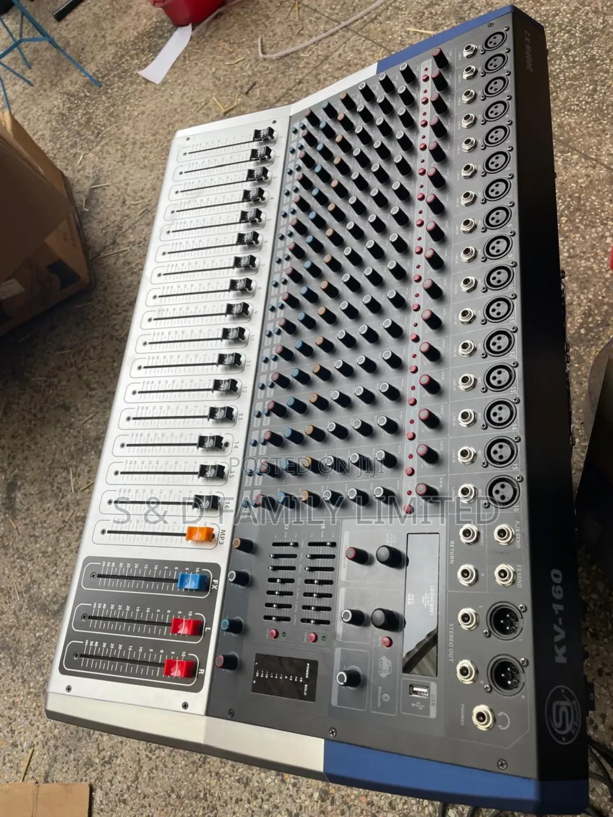 Si Sound KV160 Powered Mixer 16 Channels