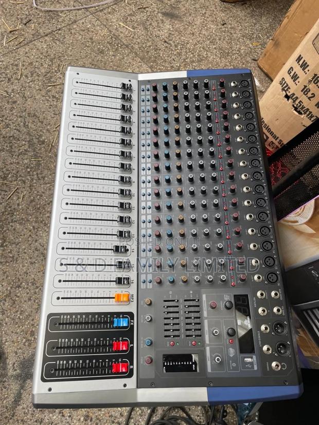 Si Sound KV160 Powered Mixer 16 Channels - thumbnail 2