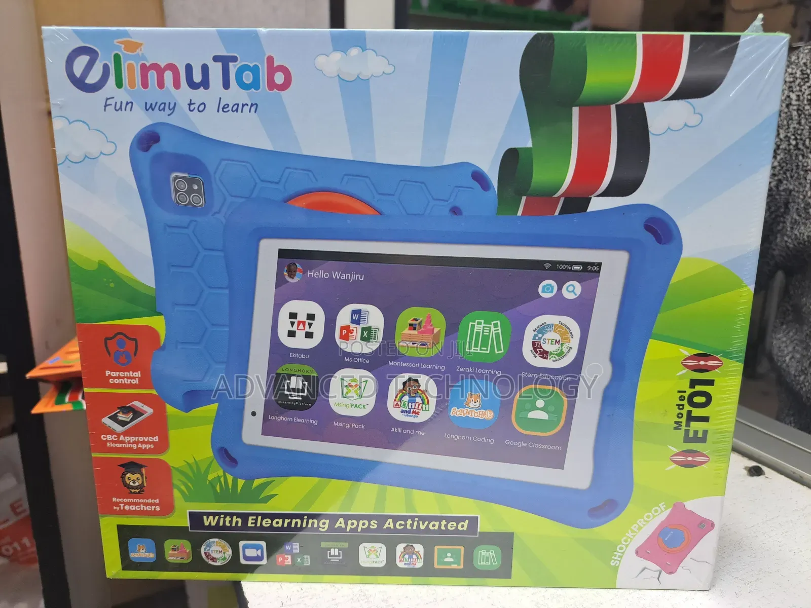 New Elimutab ET01 32 GB Blue