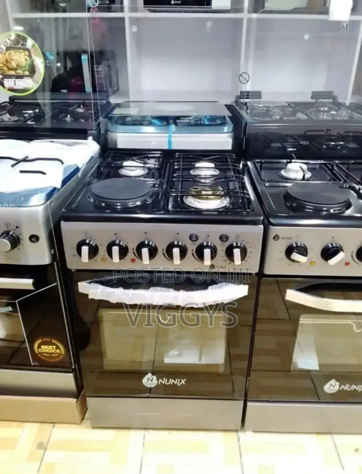 Cool Nunix 50 by 55 Standing Cooker/Nu55*50/BCD