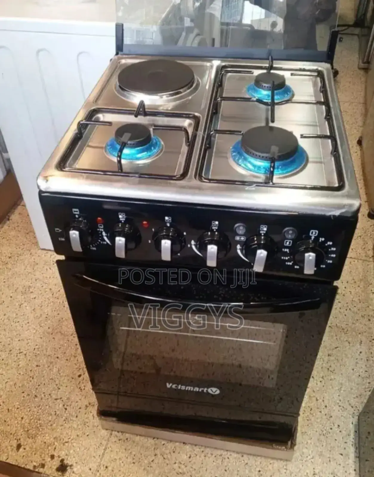 Brand New Volsmart 3+1 Full Gas Cooker/Volsmart 3+1gc/V4g