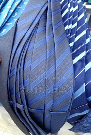 Grey Striped Executive Single Ties - thumbnail 2