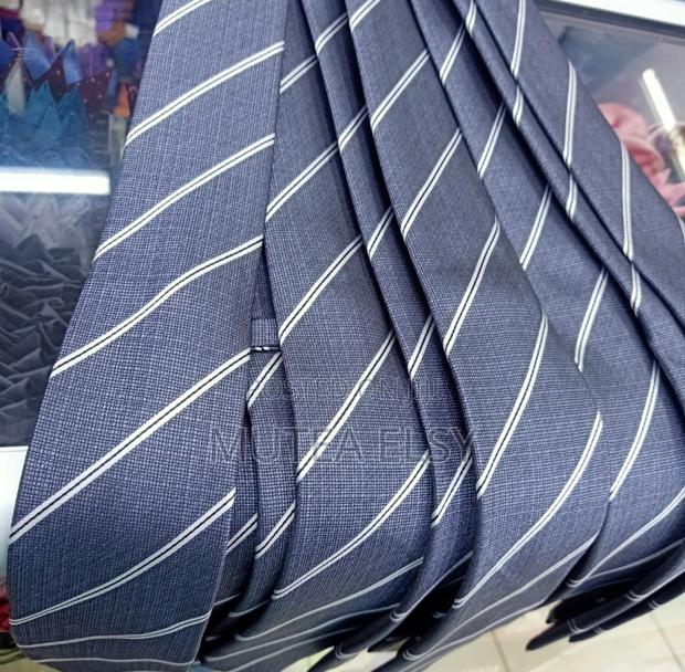 Grey Striped Executive Single Ties - thumbnail 5