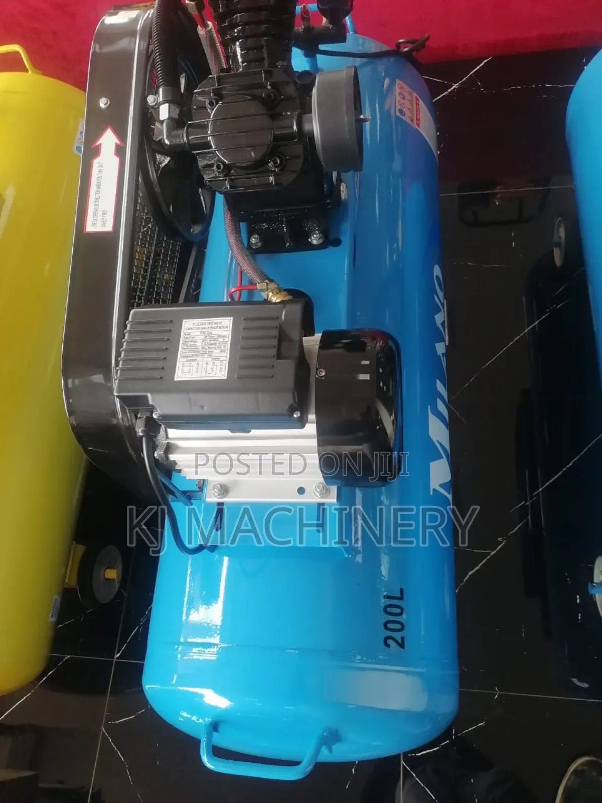 Air Compressor 200litres Electric Belt Driven