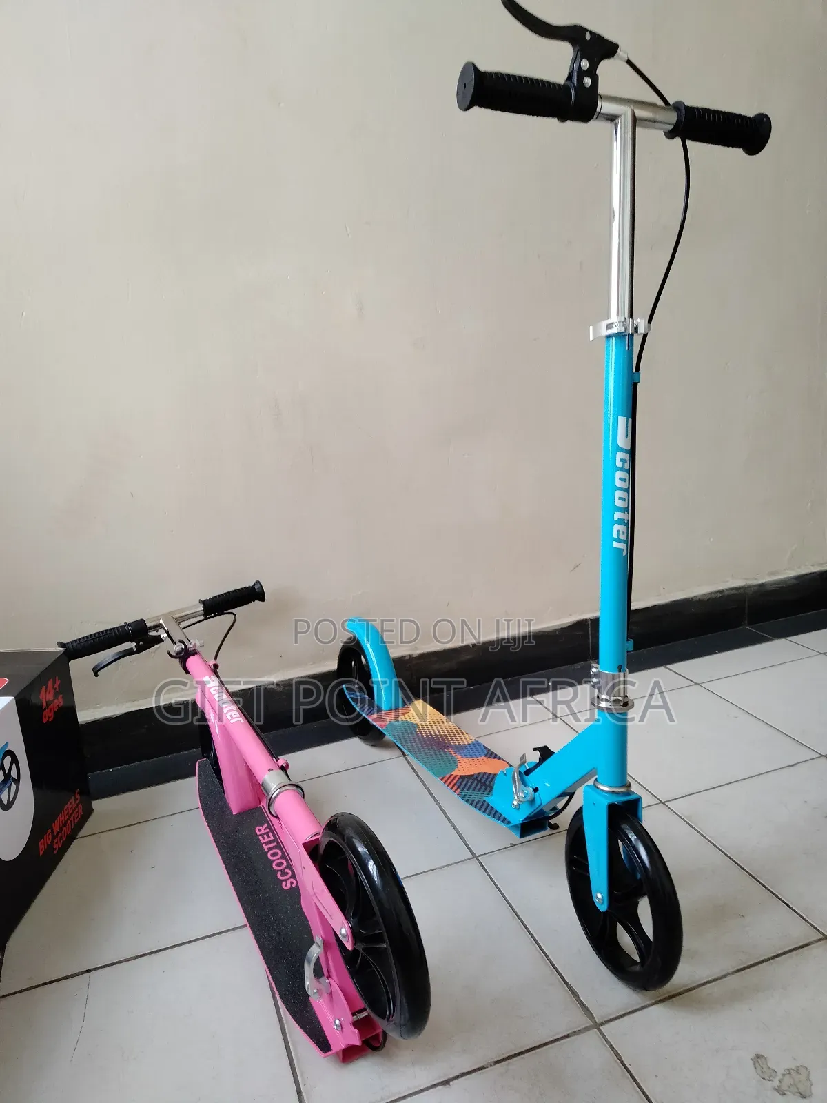 Two Wheels Metal Foldable Scooters