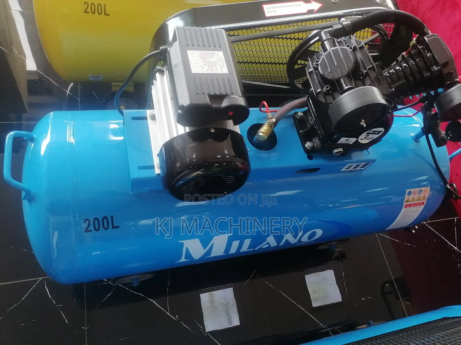 Air Compressor 200litres Electric Belt Driven