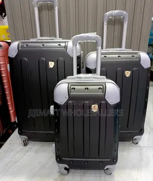 Suitcase 3in1 Luxurious Unbreakable Fibre Black