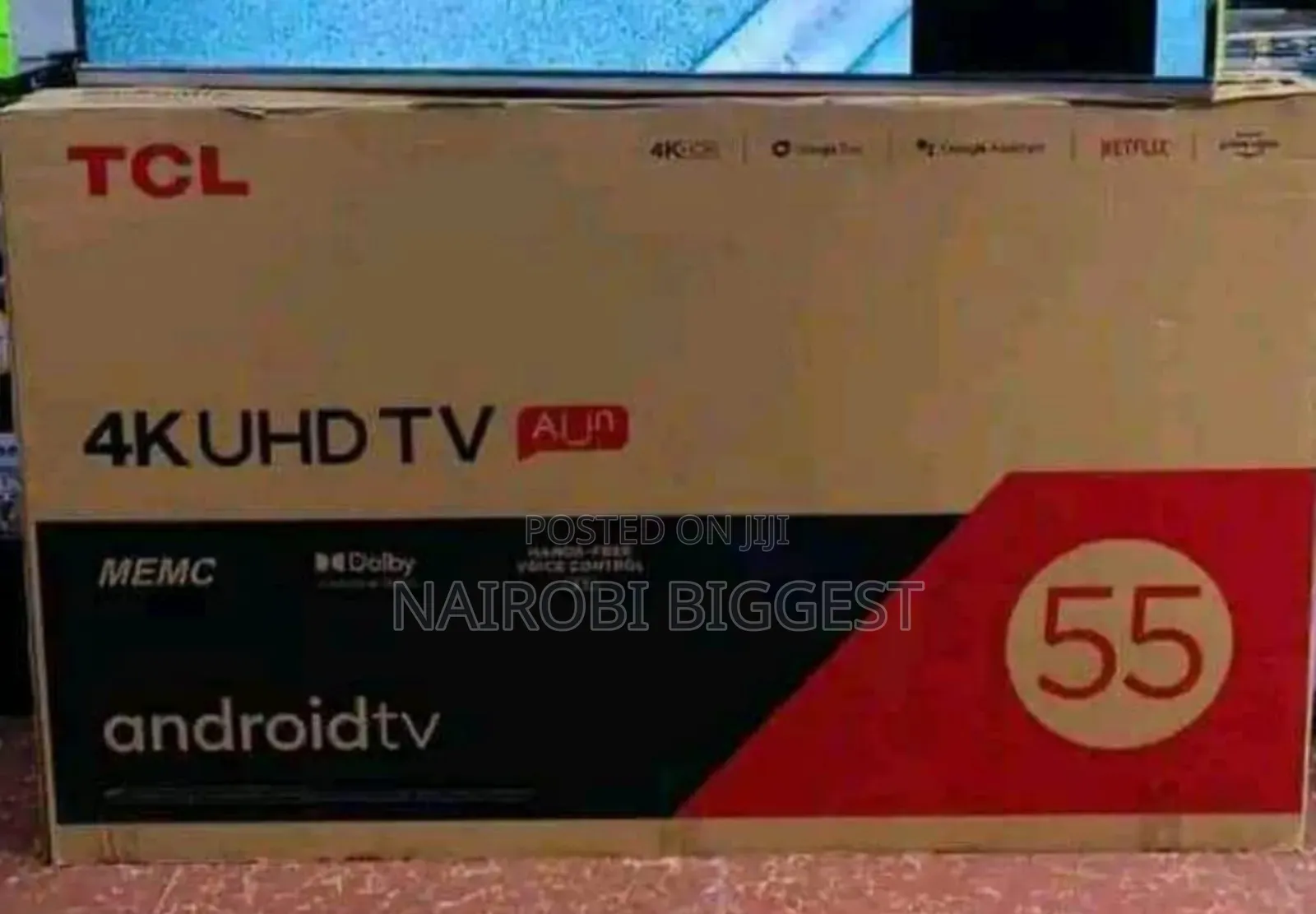 Tcl 55" Inches 4k Smart Television