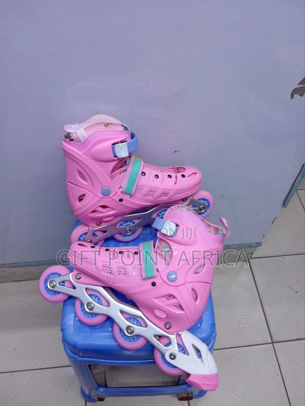 Rubber Wheels Roller Skates Shoes for Kids - main view