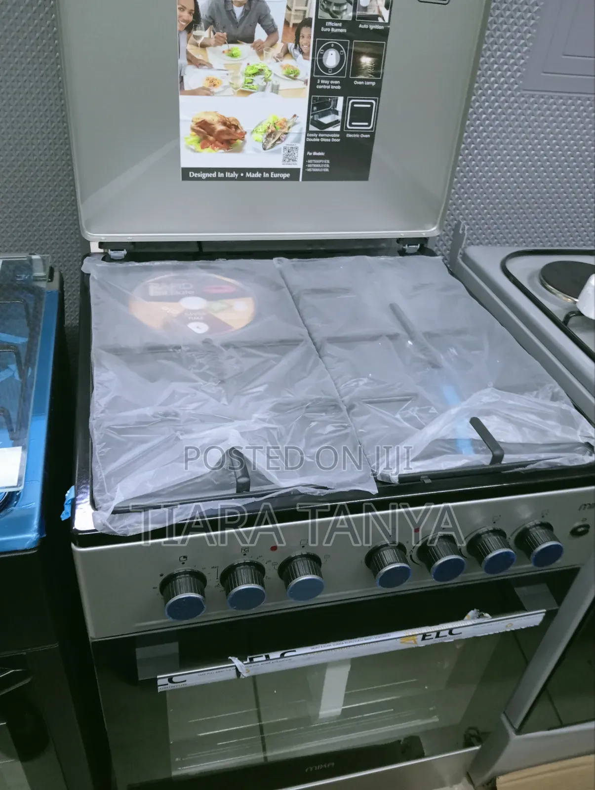 MIKA Standing Cooker, 60cm X 60cm, 3 Gas Pool Jet Burners