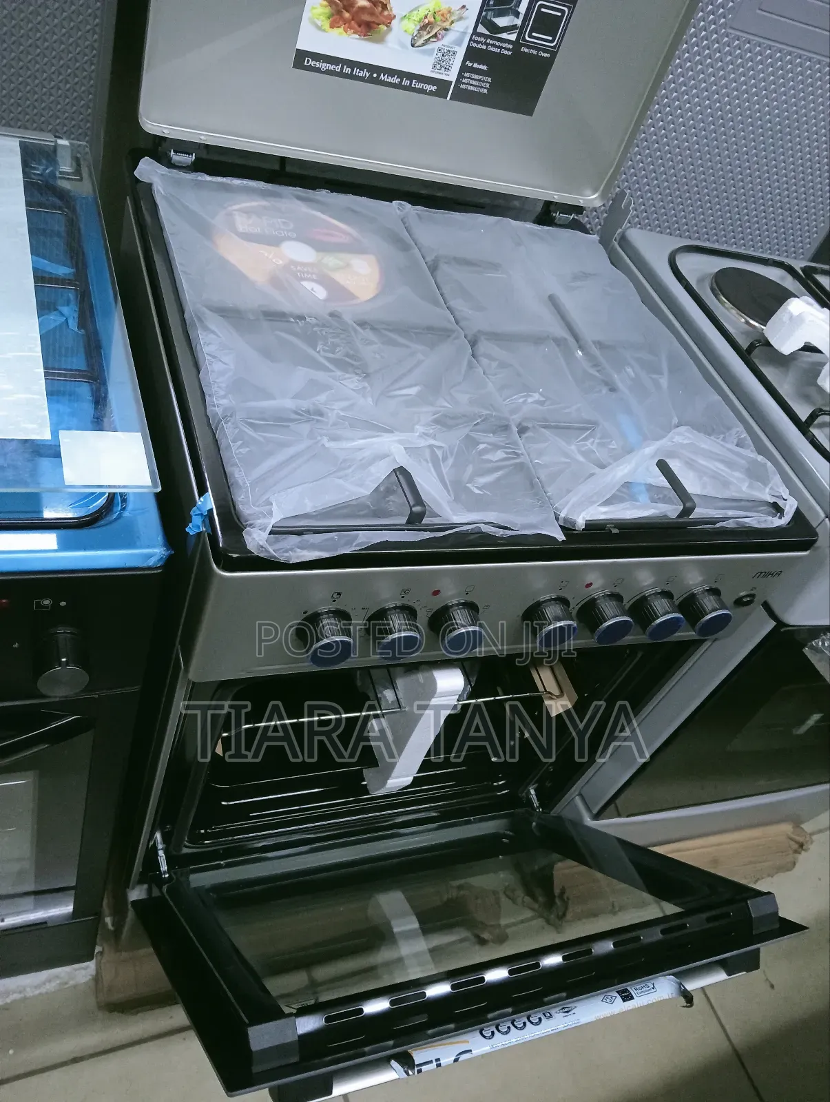 MIKA Standing Cooker, 60cm X 60cm, 3 Gas Pool Jet Burners
