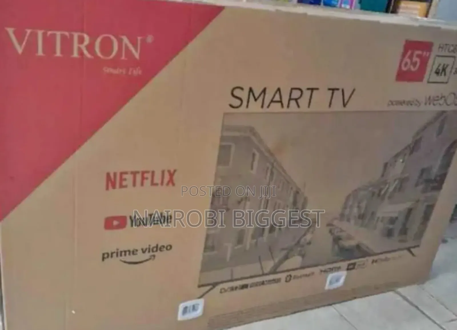 Vitron 65 Inches Smart Webos Frameless 4k Television