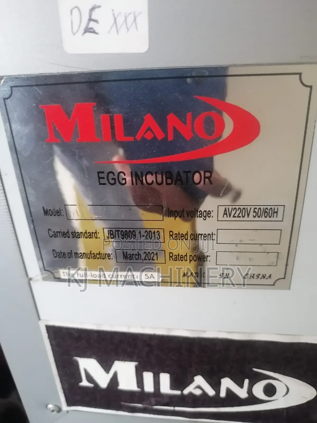 Egg Incubator 880eggs Single Phase