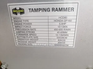 Tamping Rammer Honda Powered Engine,Hisaki Japan Brand