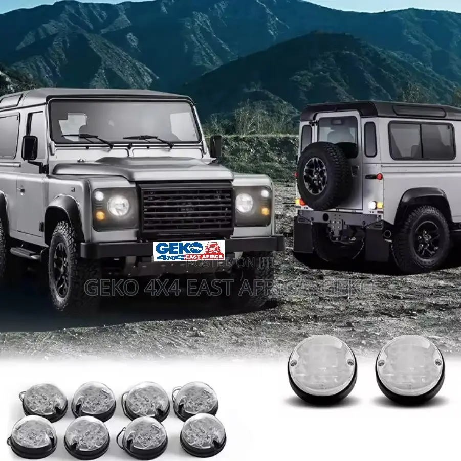 Landrover Defender 10pcs Smoked Iceberg Lights Upgrade KIT