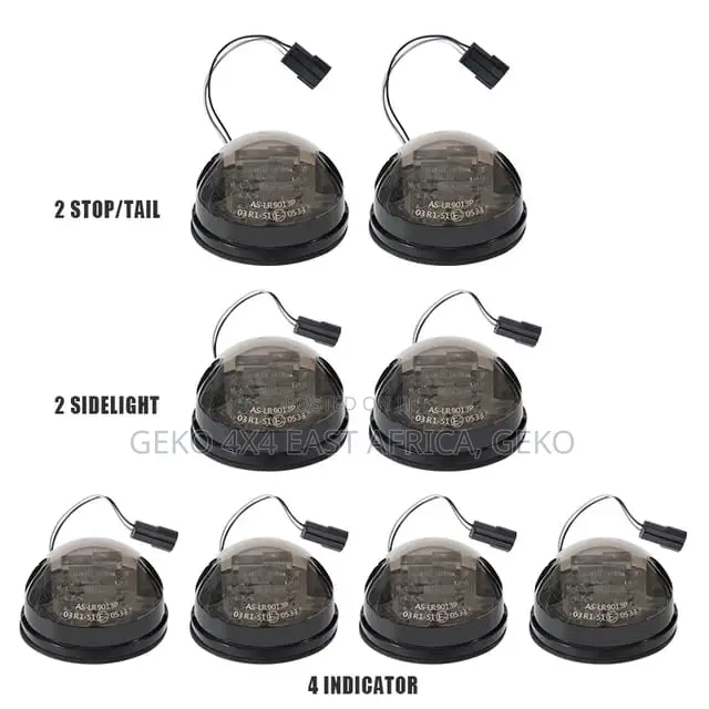 Landrover Defender 10pcs Smoked Iceberg Lights Upgrade KIT