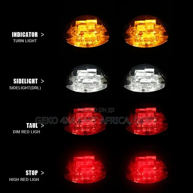 Landrover Defender 10pcs Smoked Iceberg Lights Upgrade KIT