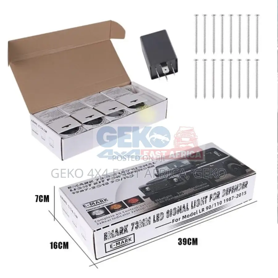 Landrover Defender 10pcs Smoked Iceberg Lights Upgrade KIT