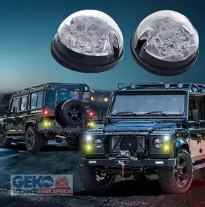 Landrover Defender 10pcs Smoked Iceberg Lights Upgrade KIT