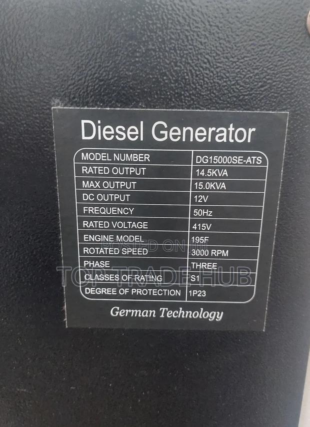 Maybach Silent Diesel 3 Phase 15kva Generator - thumbnail 2