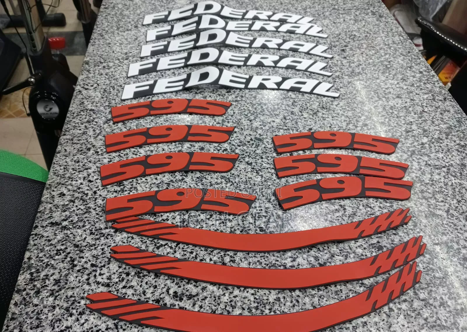 3D Federal Tyre Sticker