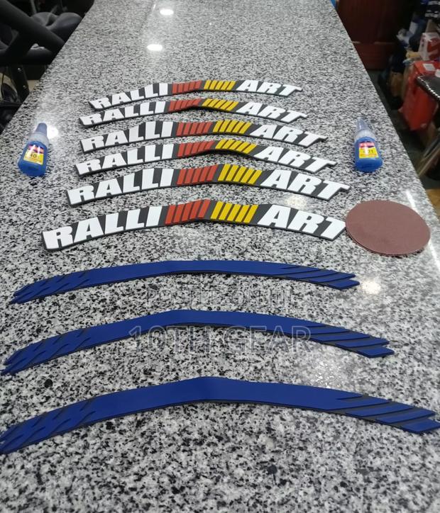 3D Ralli Art Tyre Sticker