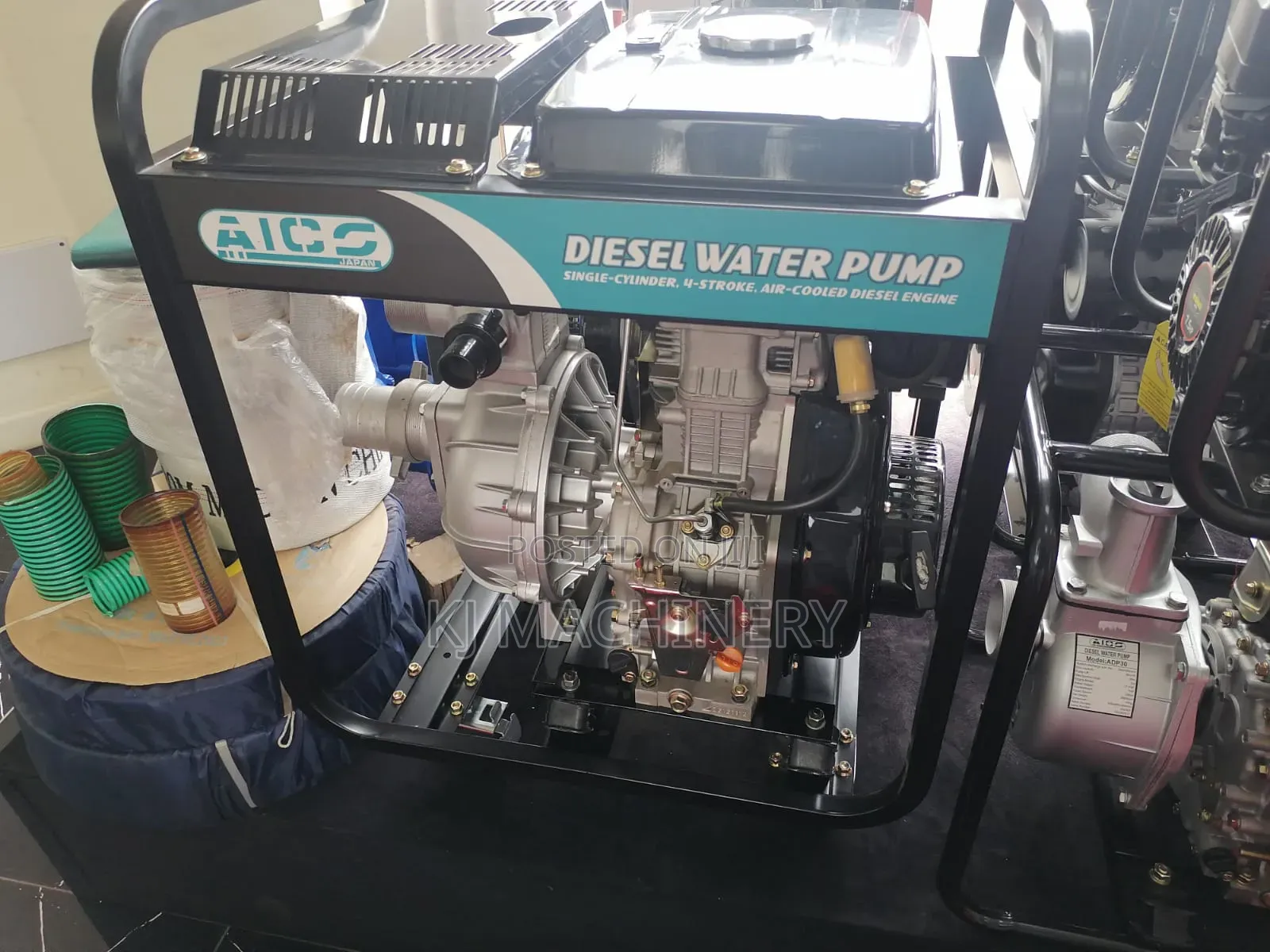 Diesel Powered Highpressure Water Pump Aico Japan