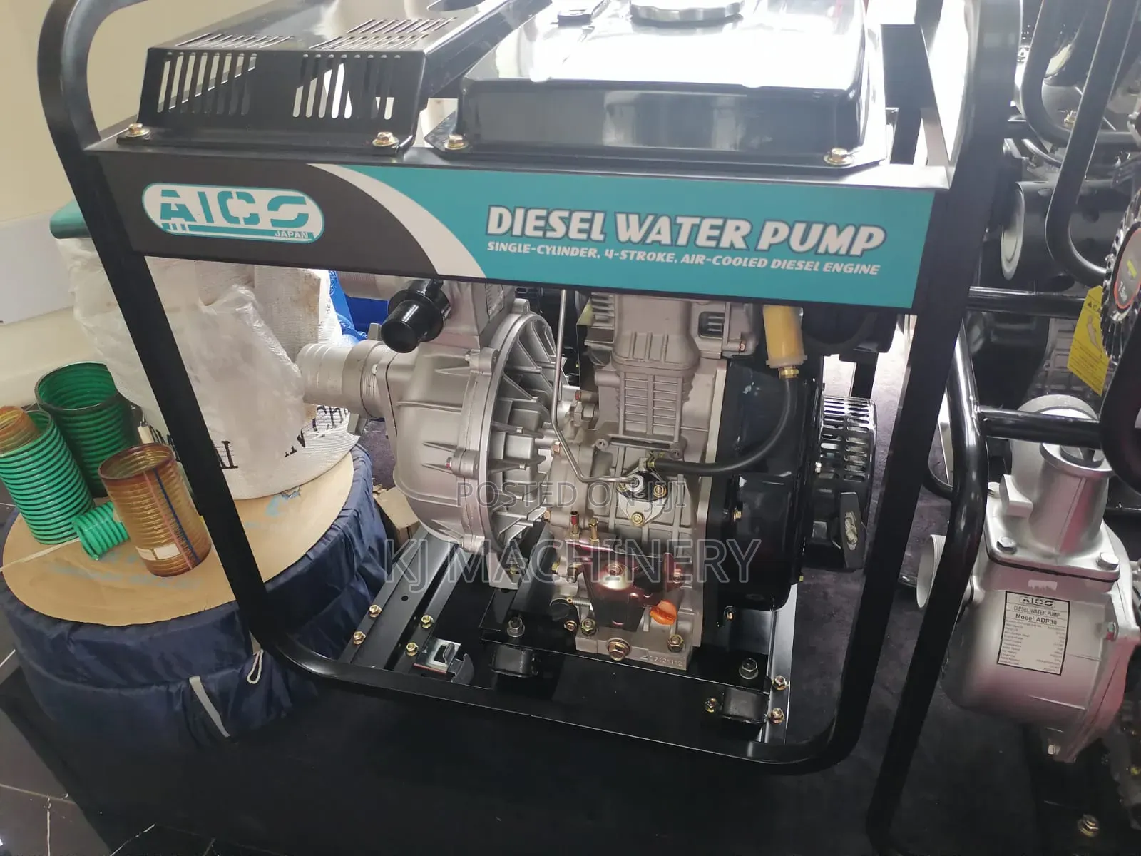 Diesel Powered Highpressure Water Pump Aico Japan