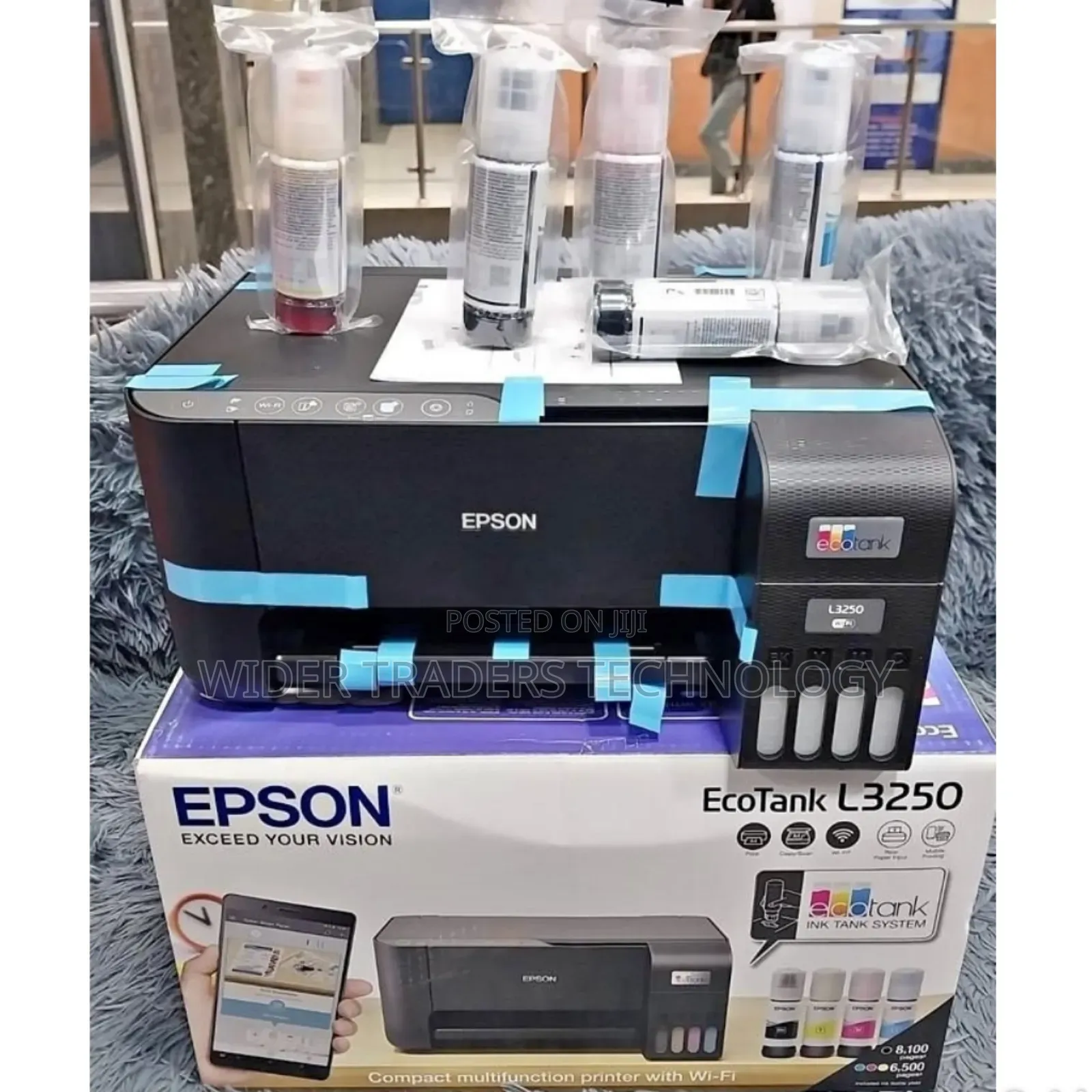 Epson Ecotank Printer L3250 With Ink