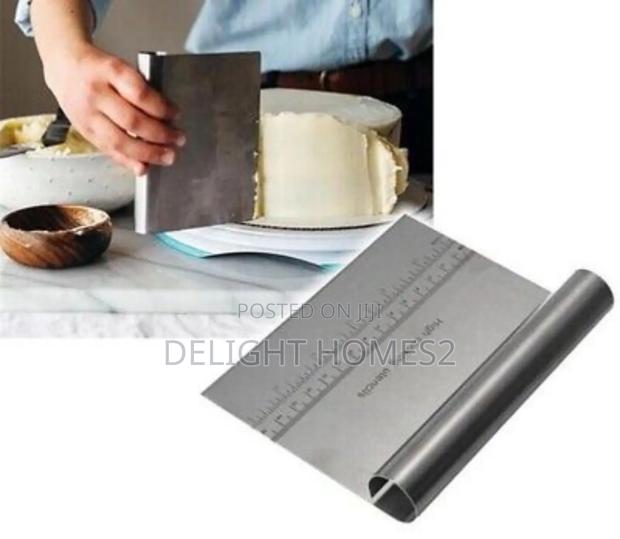 Pro Dough Pastry Scraper/Cutter/Chopper Stainless Steel - thumbnail 3