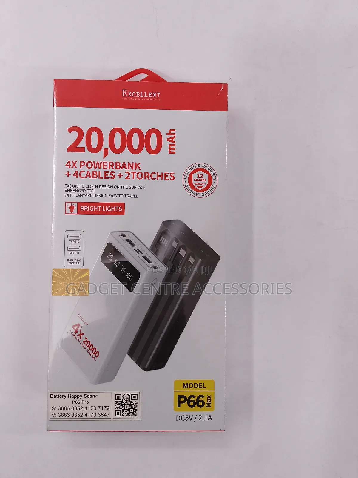 20000 Mah Excellent Power Bank