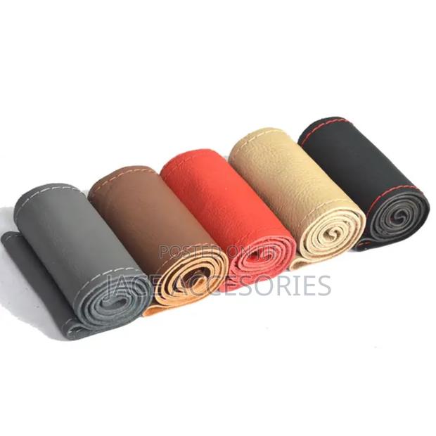 Microfiber Car Steering Leather Stitching - thumbnail 3