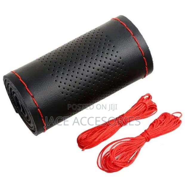 Microfiber Car Steering Leather Stitching - thumbnail 5