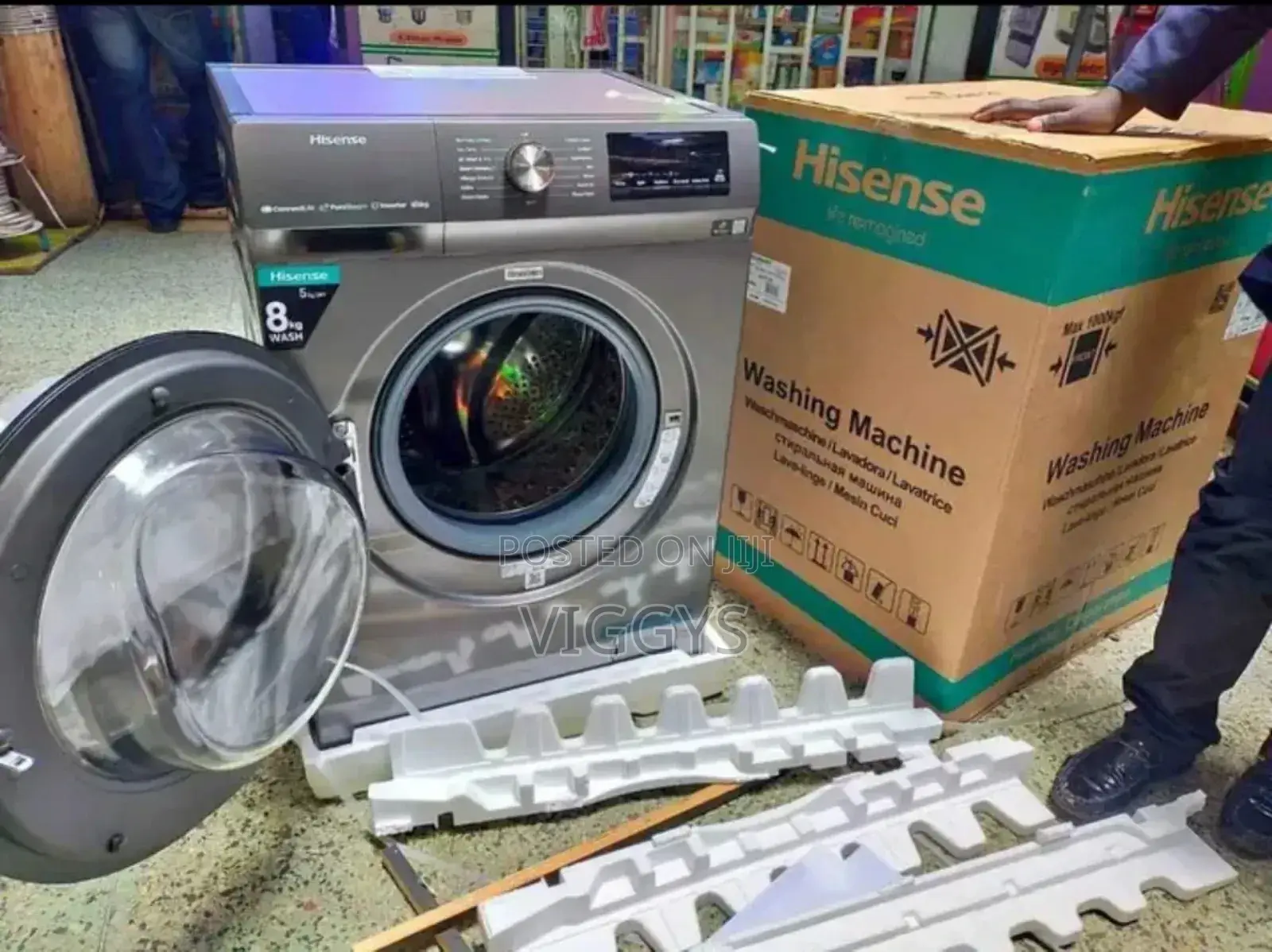 Adorable Hisense 8 KGS Washing Machine/Hisense/Hsm8kg