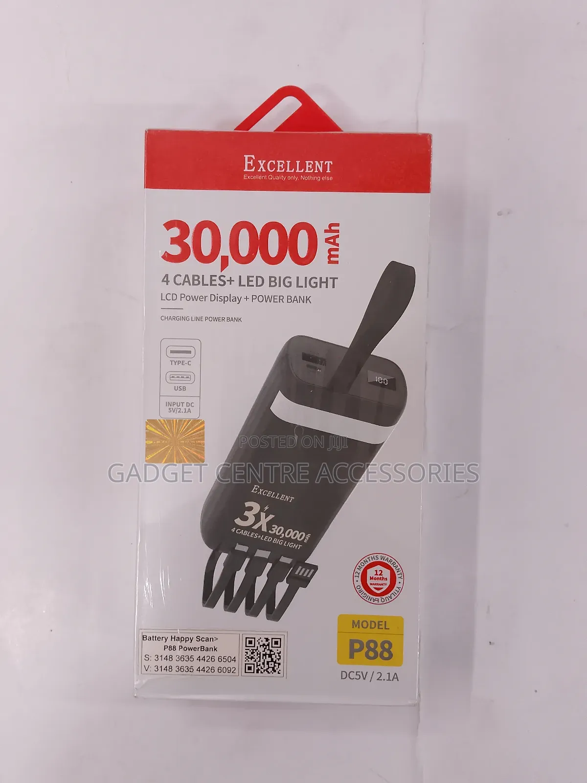 30000mah Excellent Power Bank