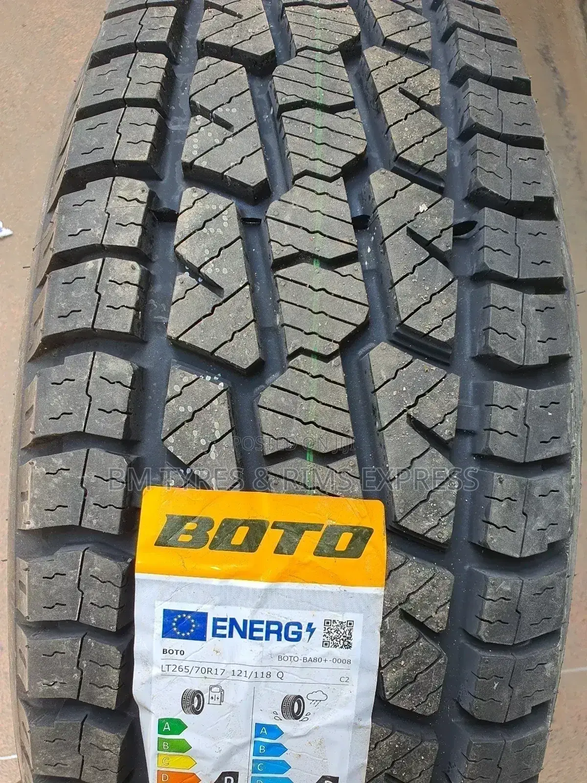265 /70 R17 Boto Tyres (A/T)