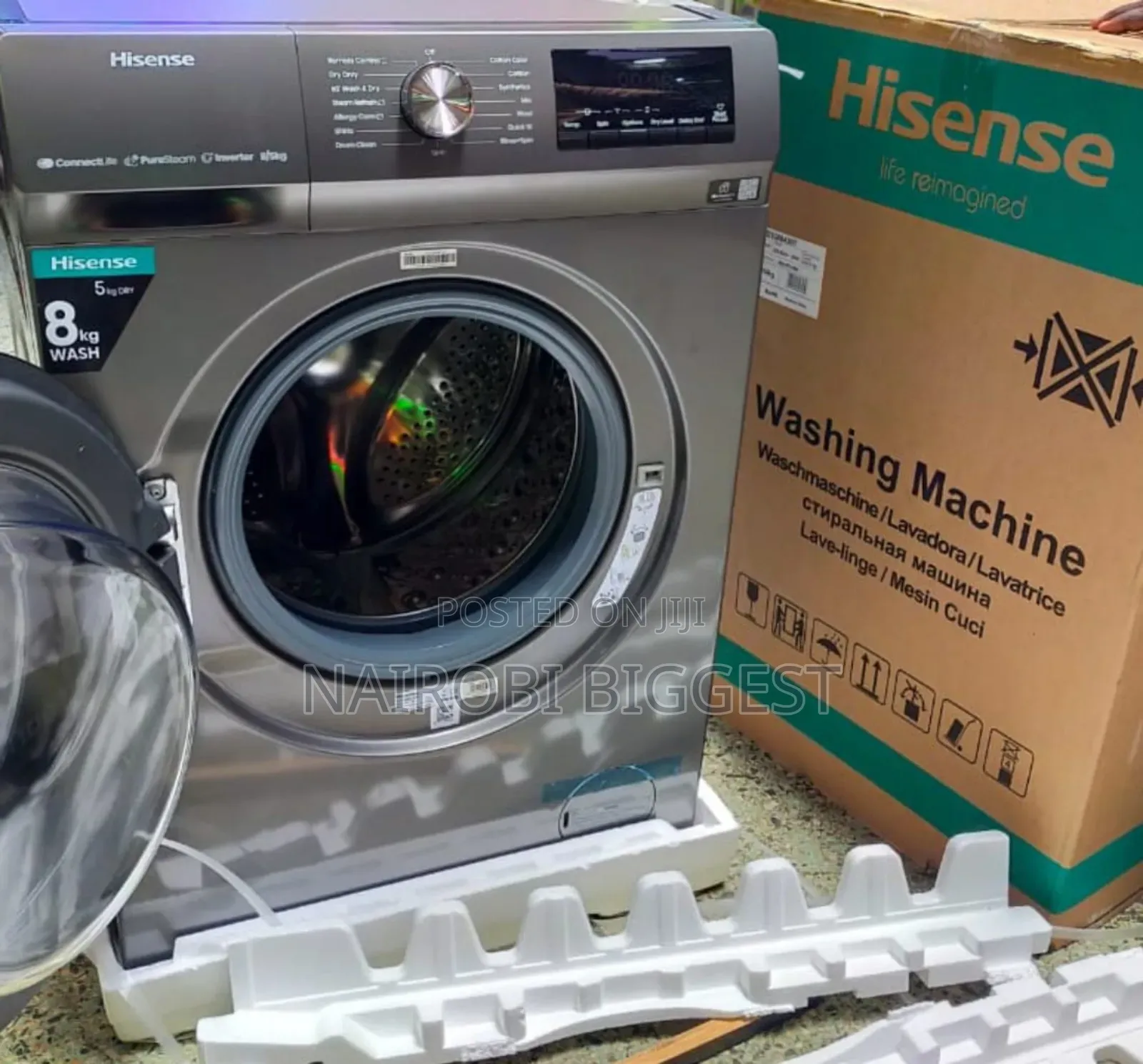 Hisense 8kgs Washing And Spin Front Load Washing Machine